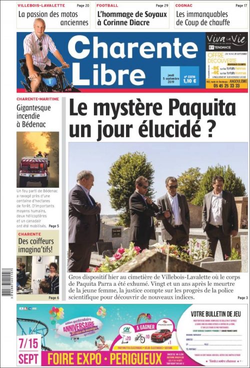 Charente Libre (5 Août 2019)
